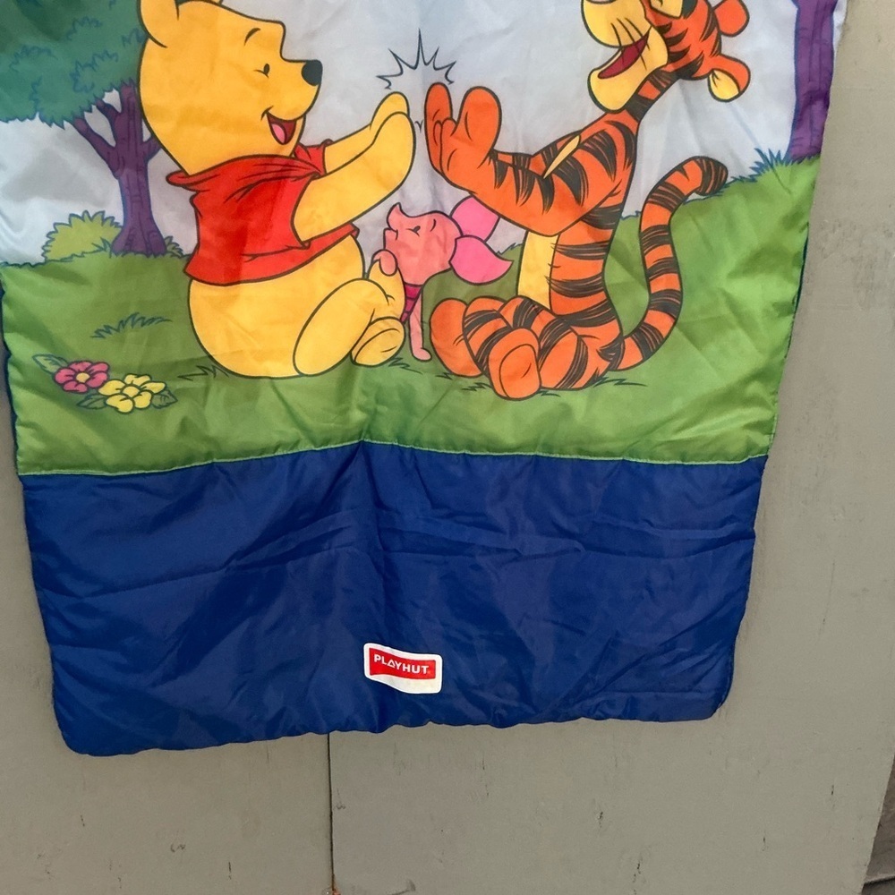 Vintage Winnie the Pooh Tigger Kids Sleeping Bag Camping Playhut 27"x56" - Picture 9 of 9